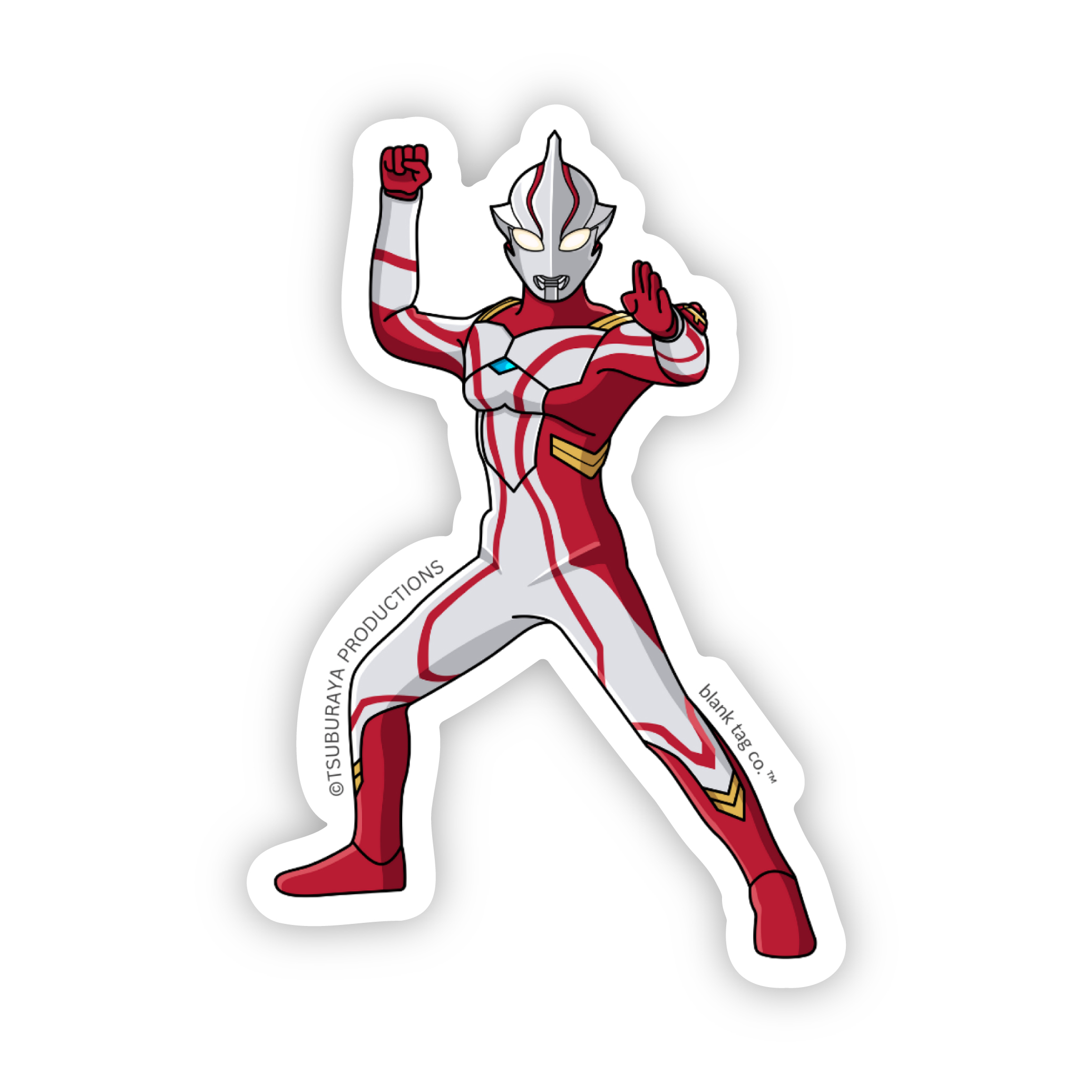 The Ultraman Mebius Sticker