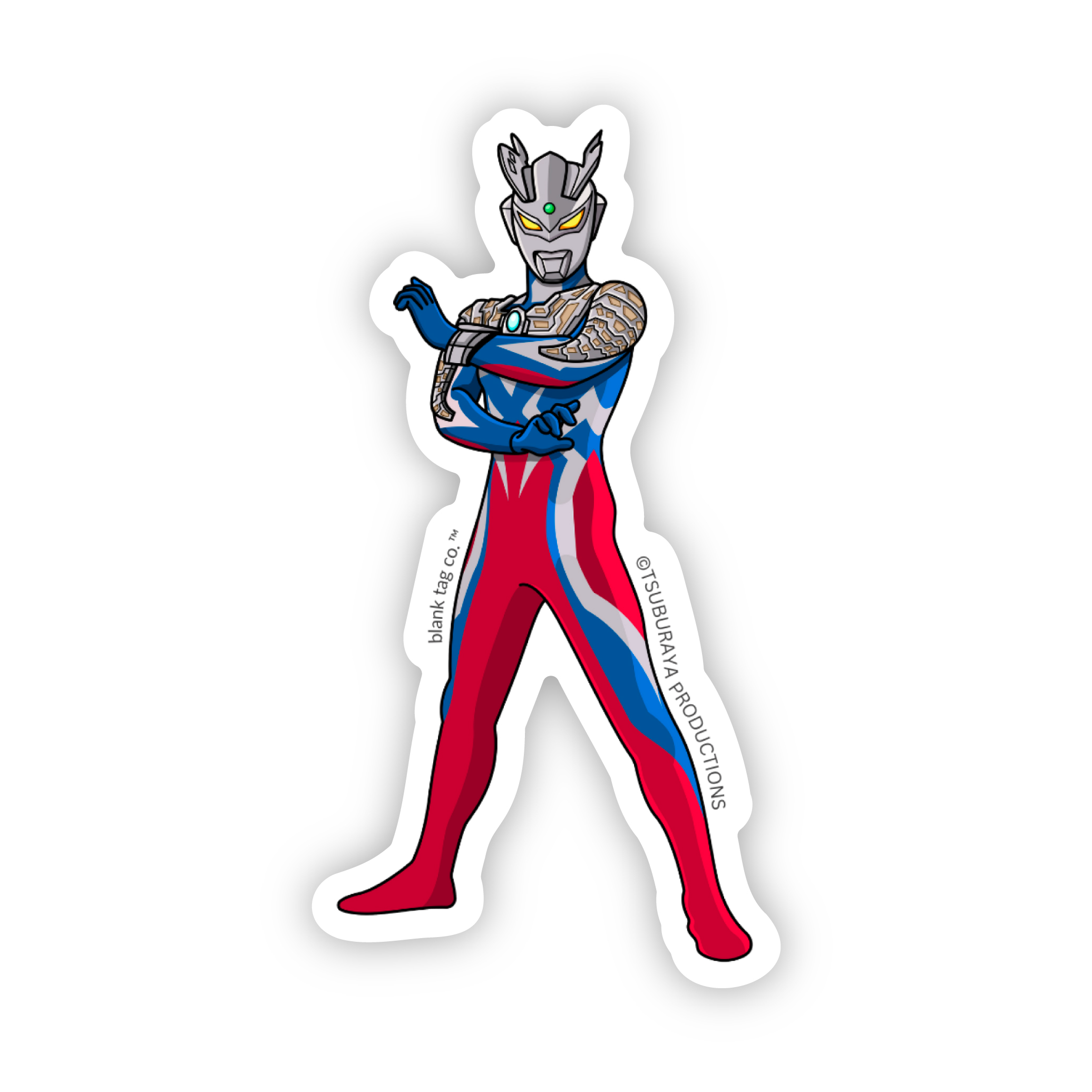 The Ultraman Zero Sticker