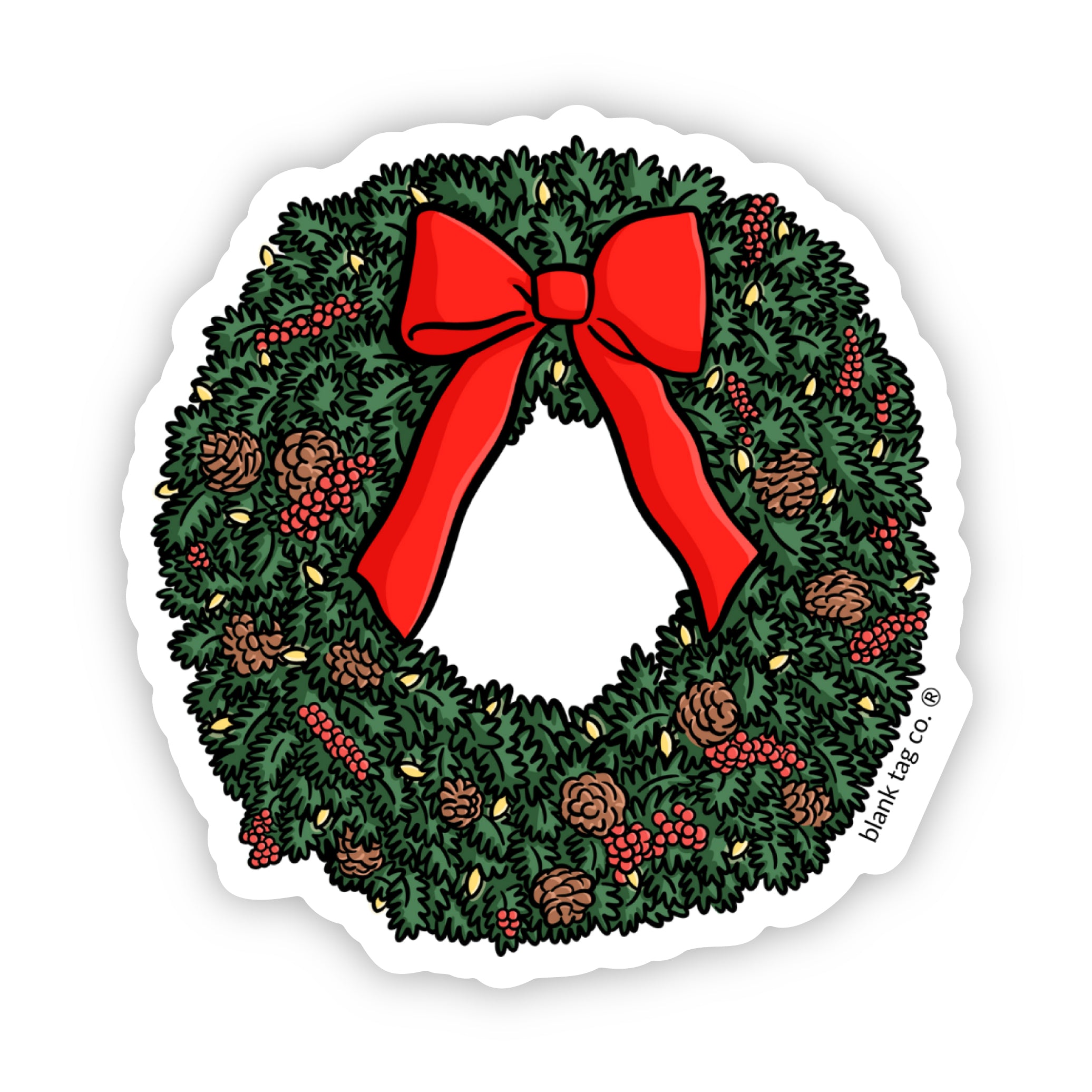 The Wreath Sticker