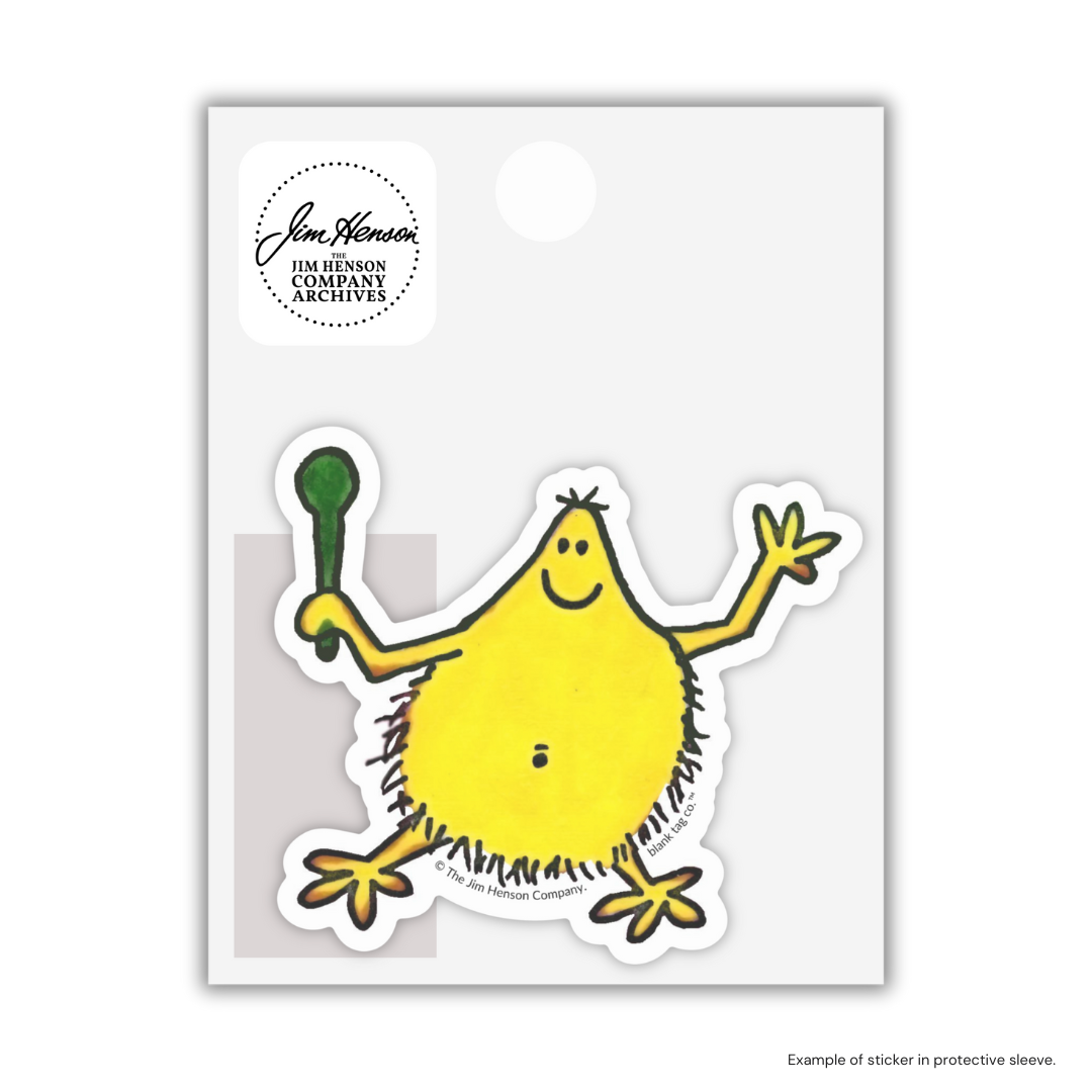 The Yellow Alien Sticker
