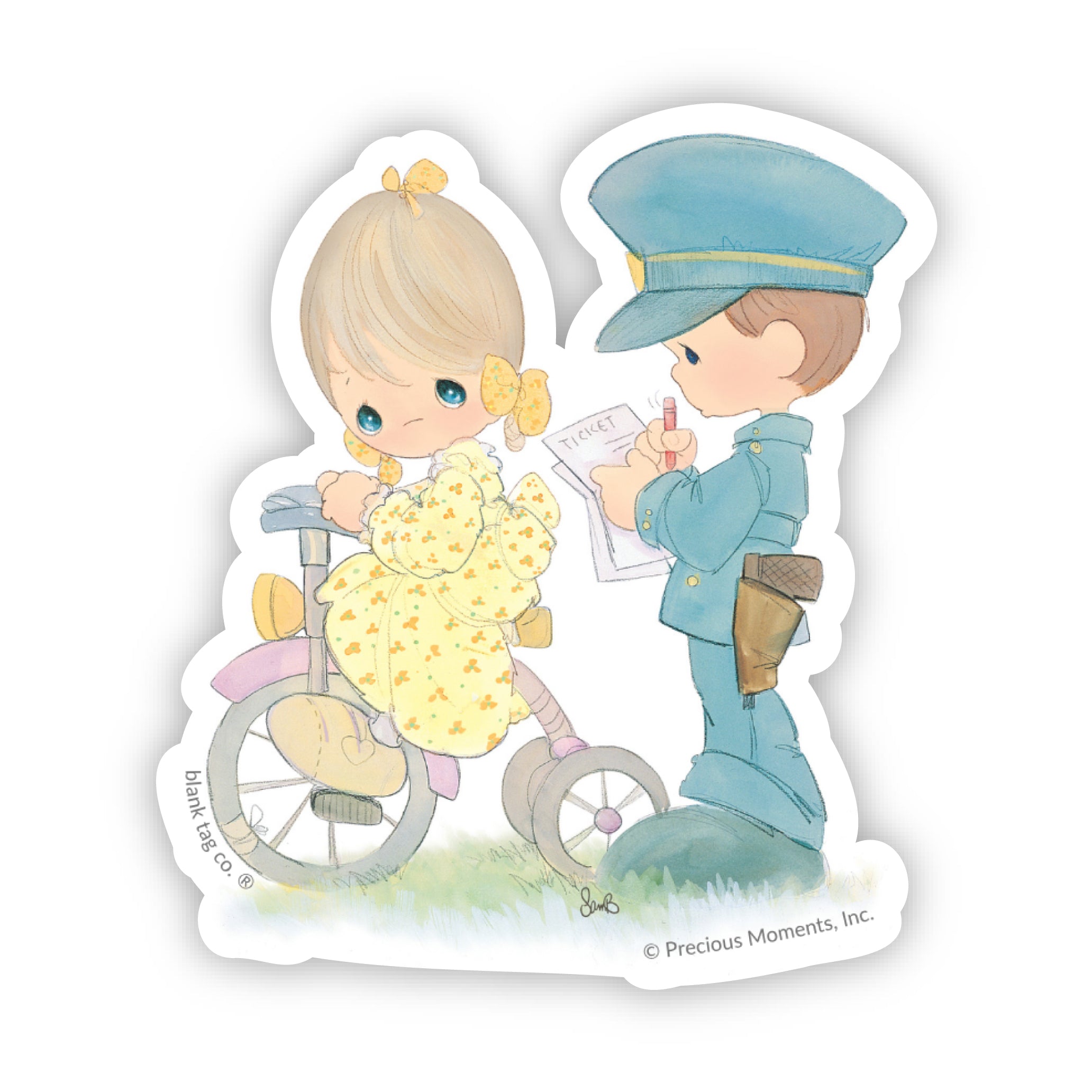 Precious Moments® You're Getting A Ticket Sticker