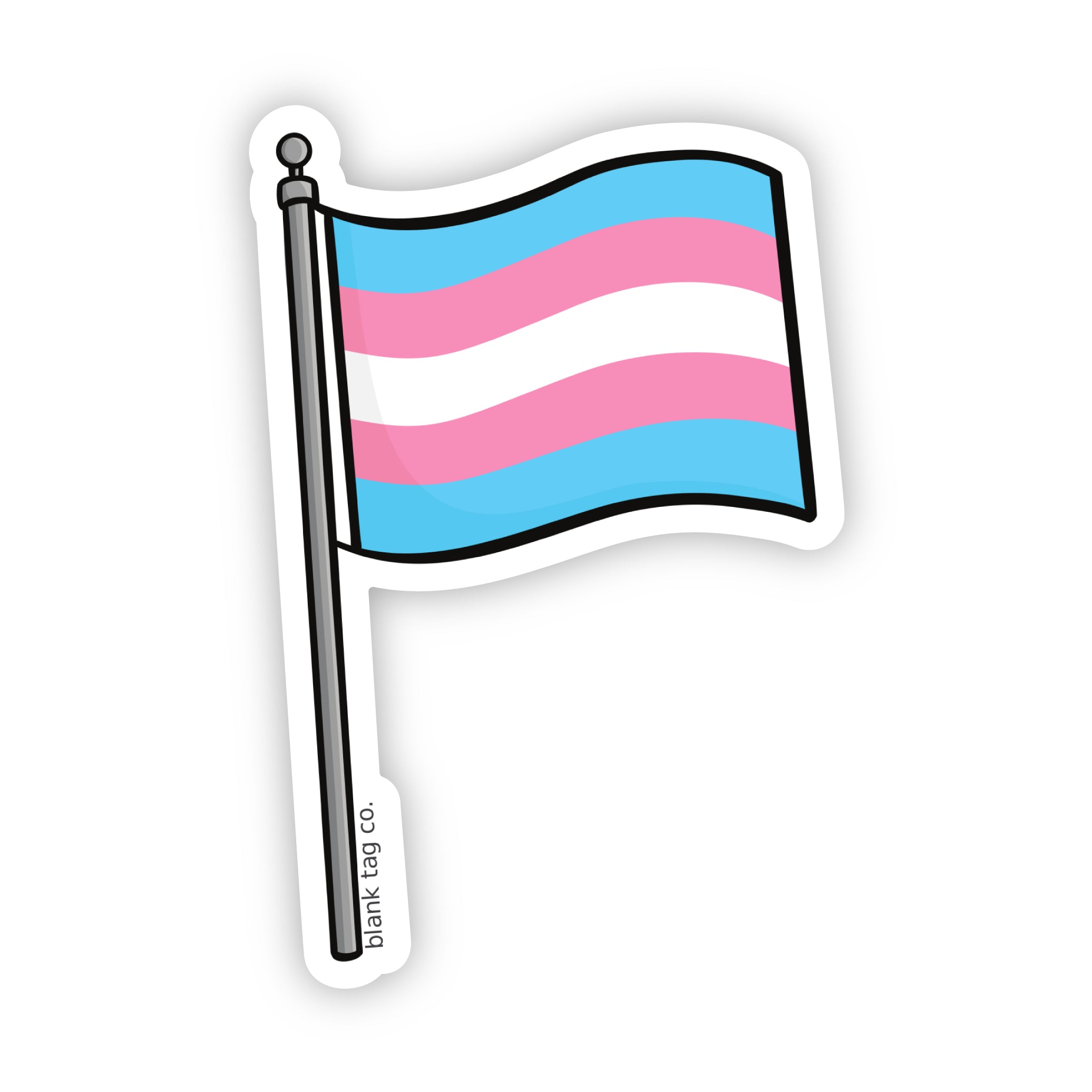 Blank Tag Co.® Waterproof Transgender Pride Flag