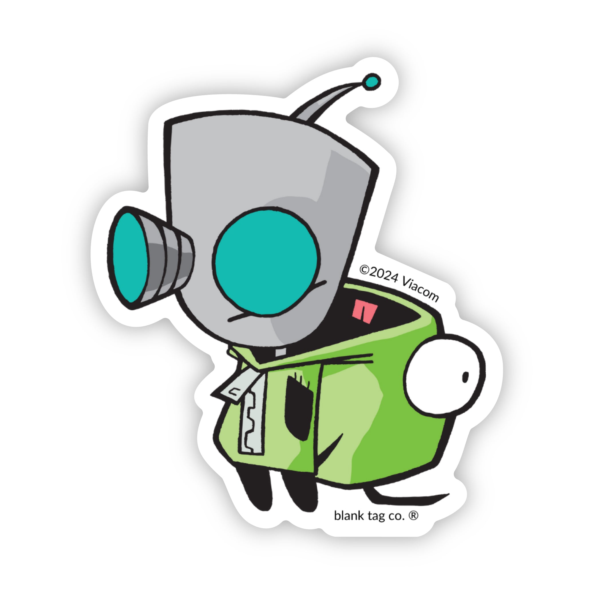 The Undisguised Gir Sticker