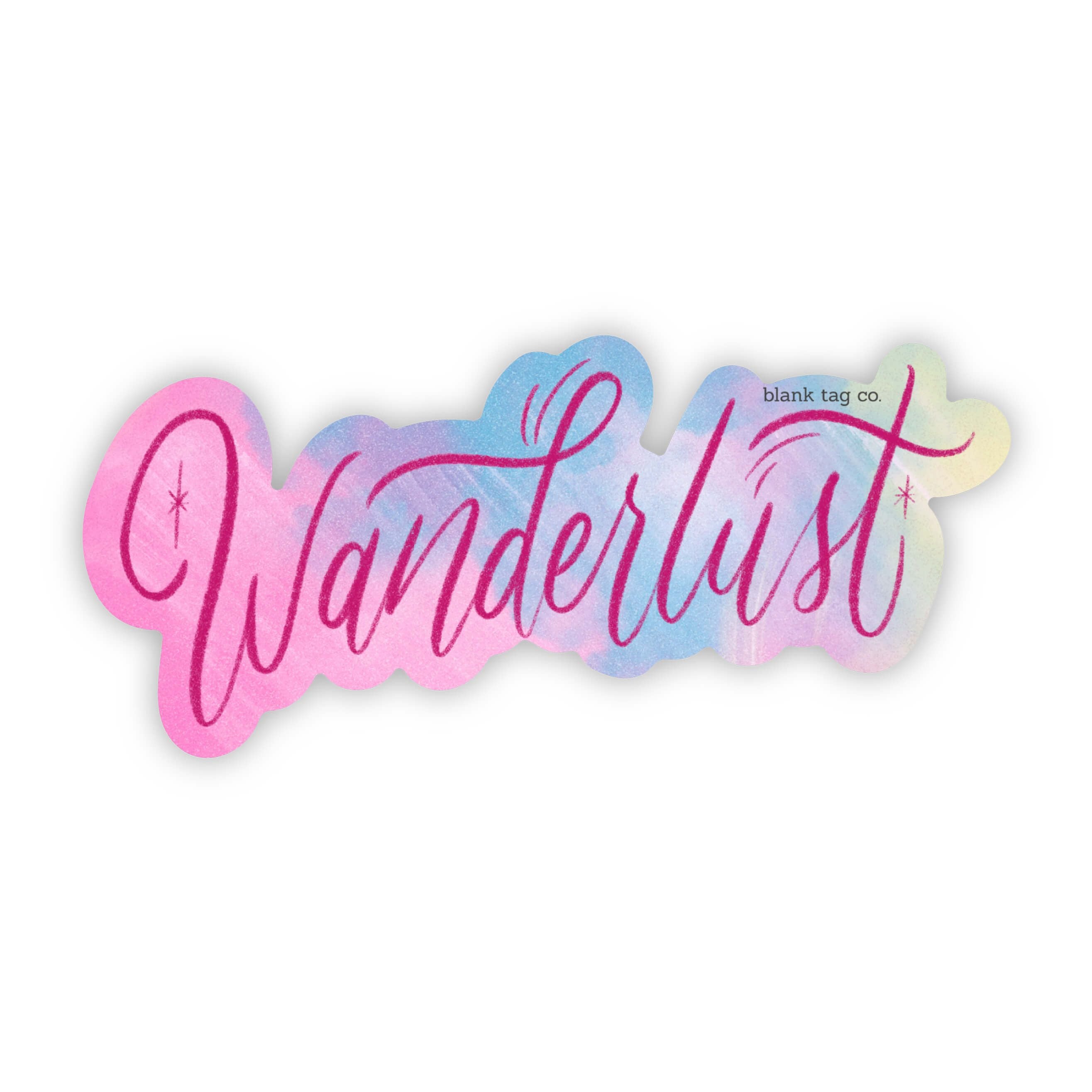 Blank Tag Co.® Waterproof Sticker - Wanderlust