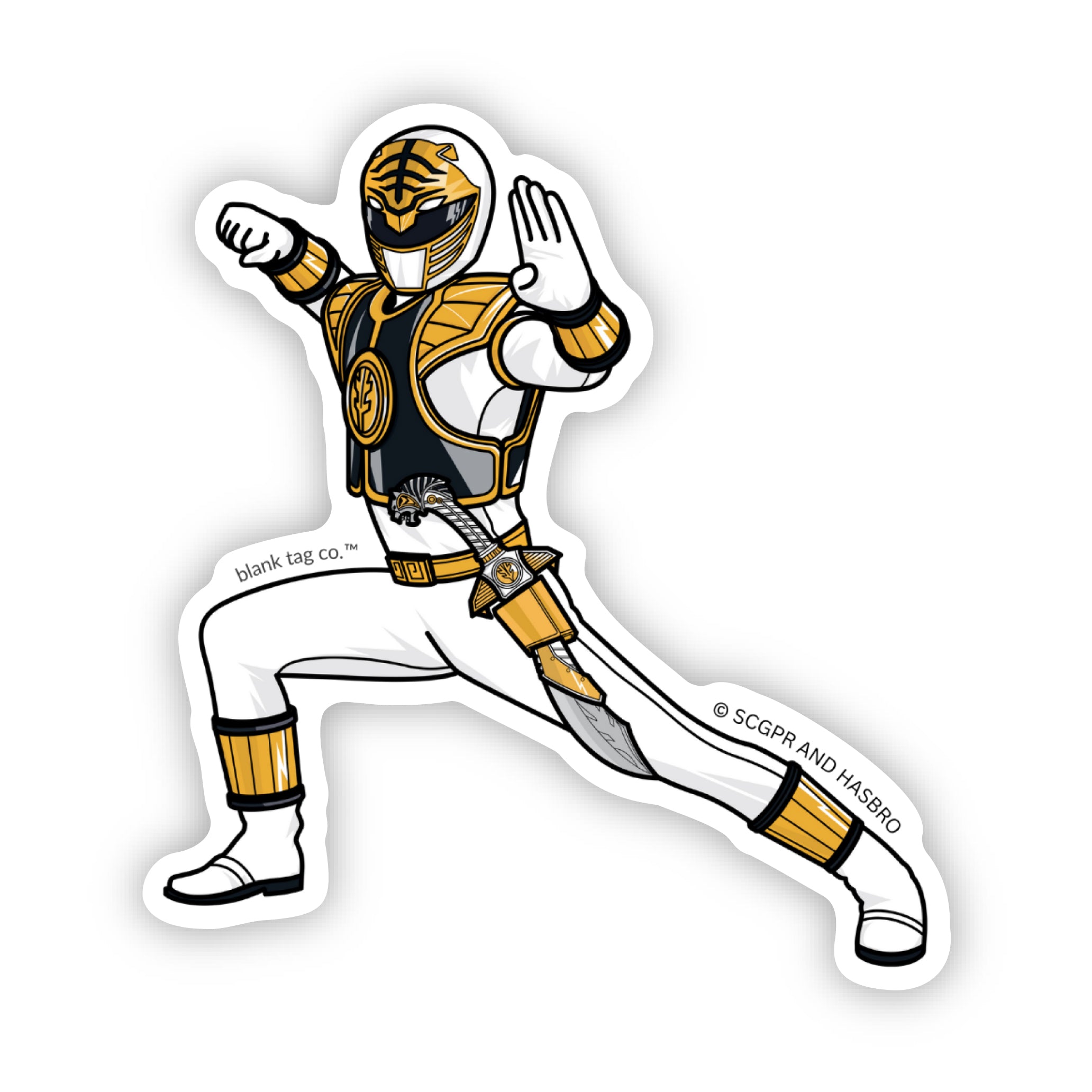 The White Ranger Sticker