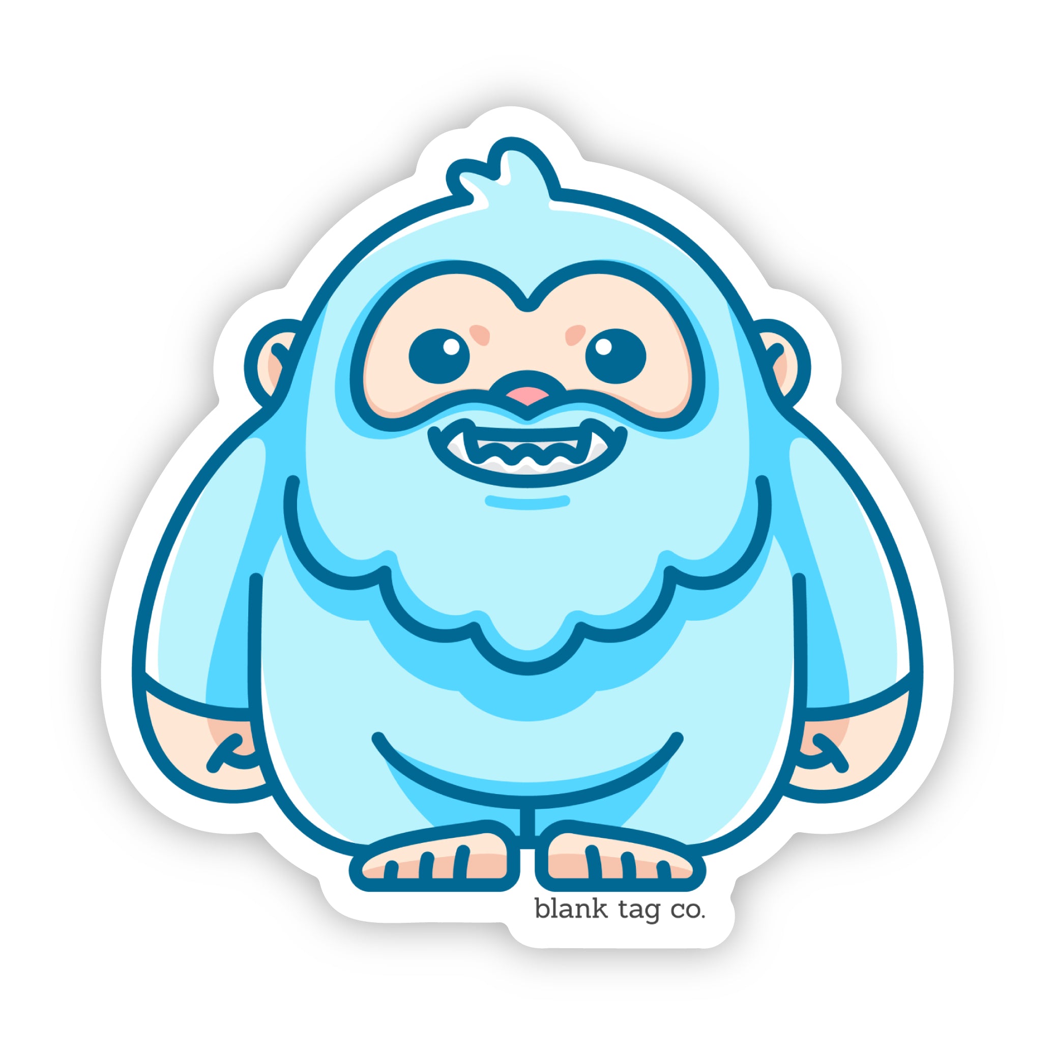 Blank Tag Co.® Yeti Waterproof Sticker