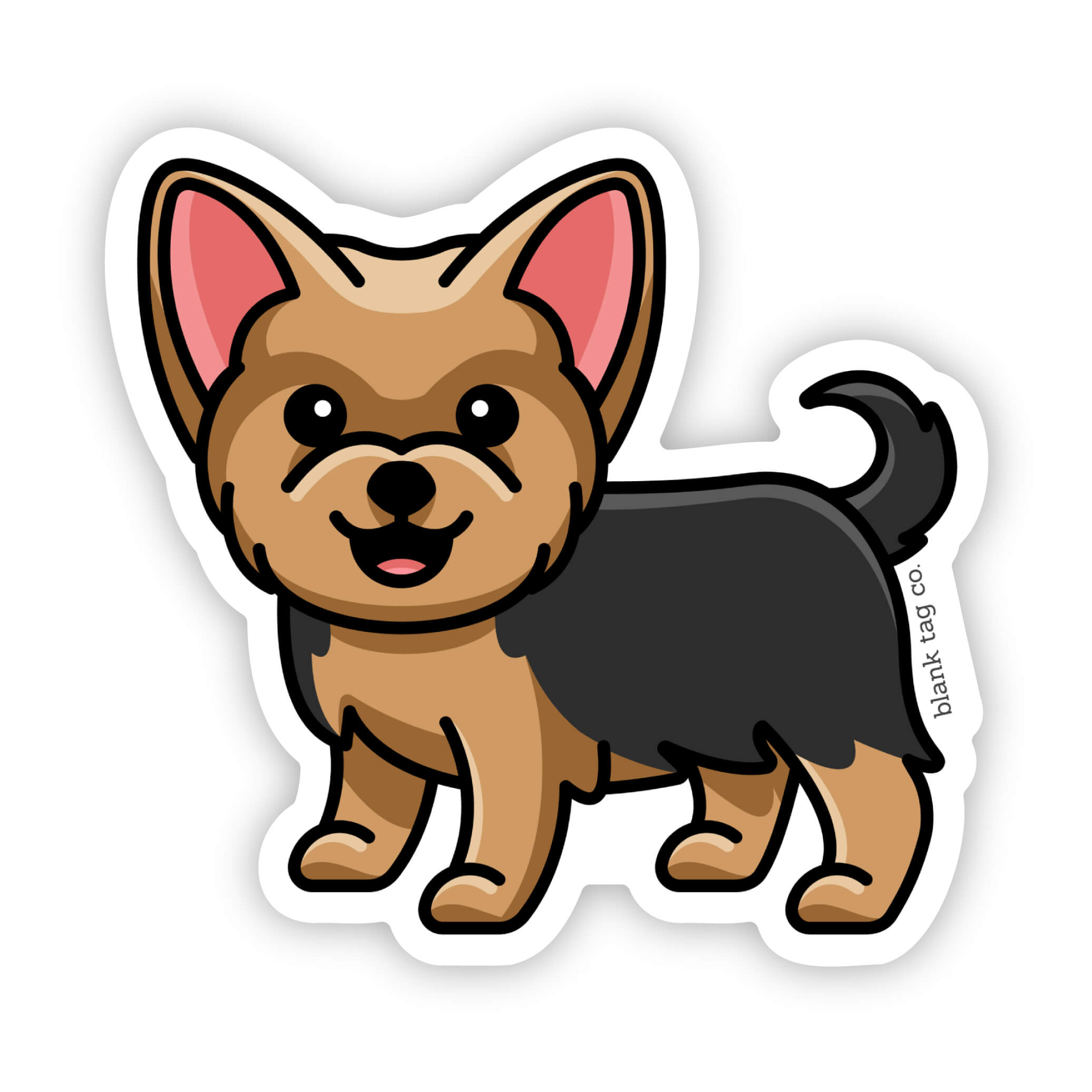 Blank Tag Co.® Waterproof Yorkie Sticker