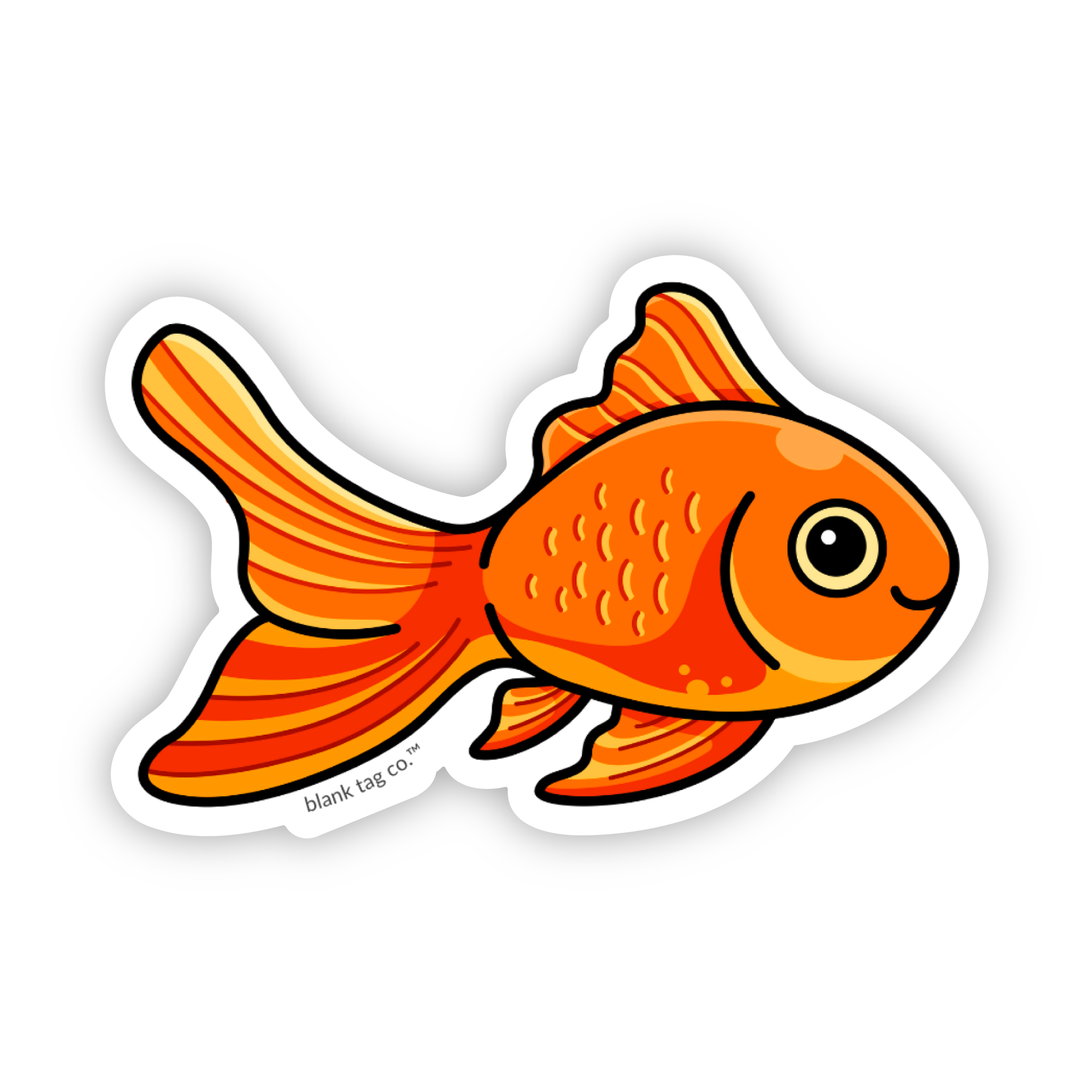The Goldfish Sticker