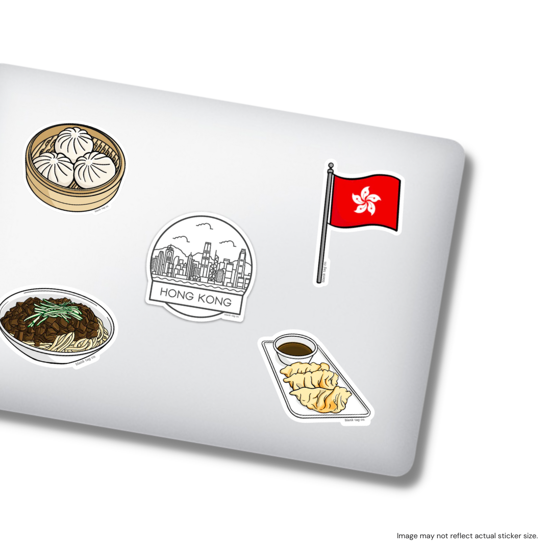 The Hong Kong Flag Sticker
