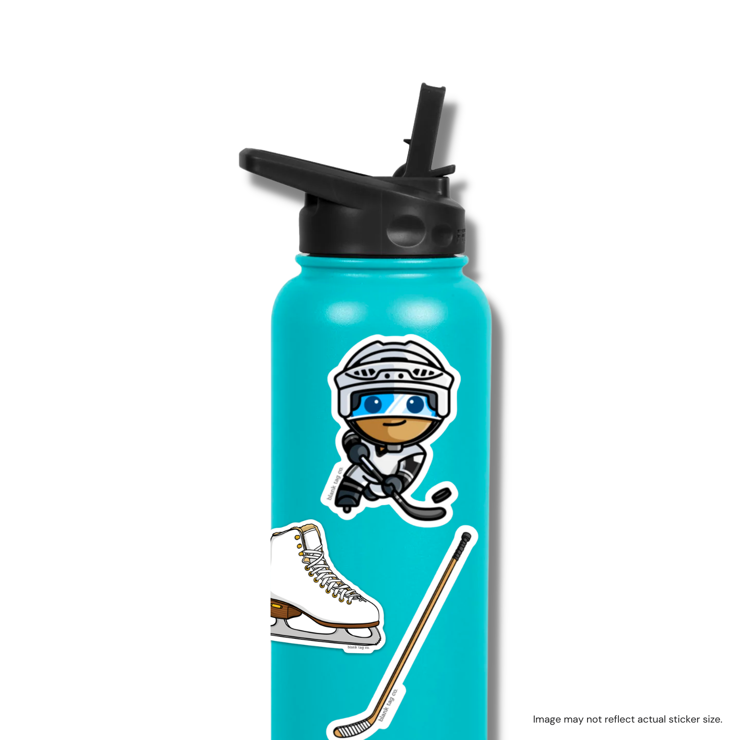 The Iced Hockey Player Sticker