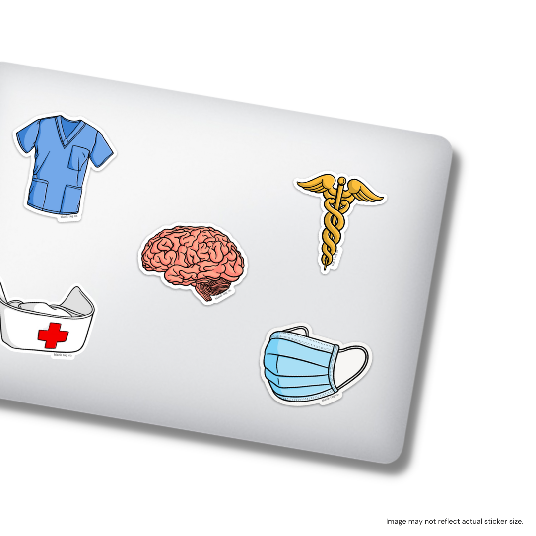 The Caduceus Sticker