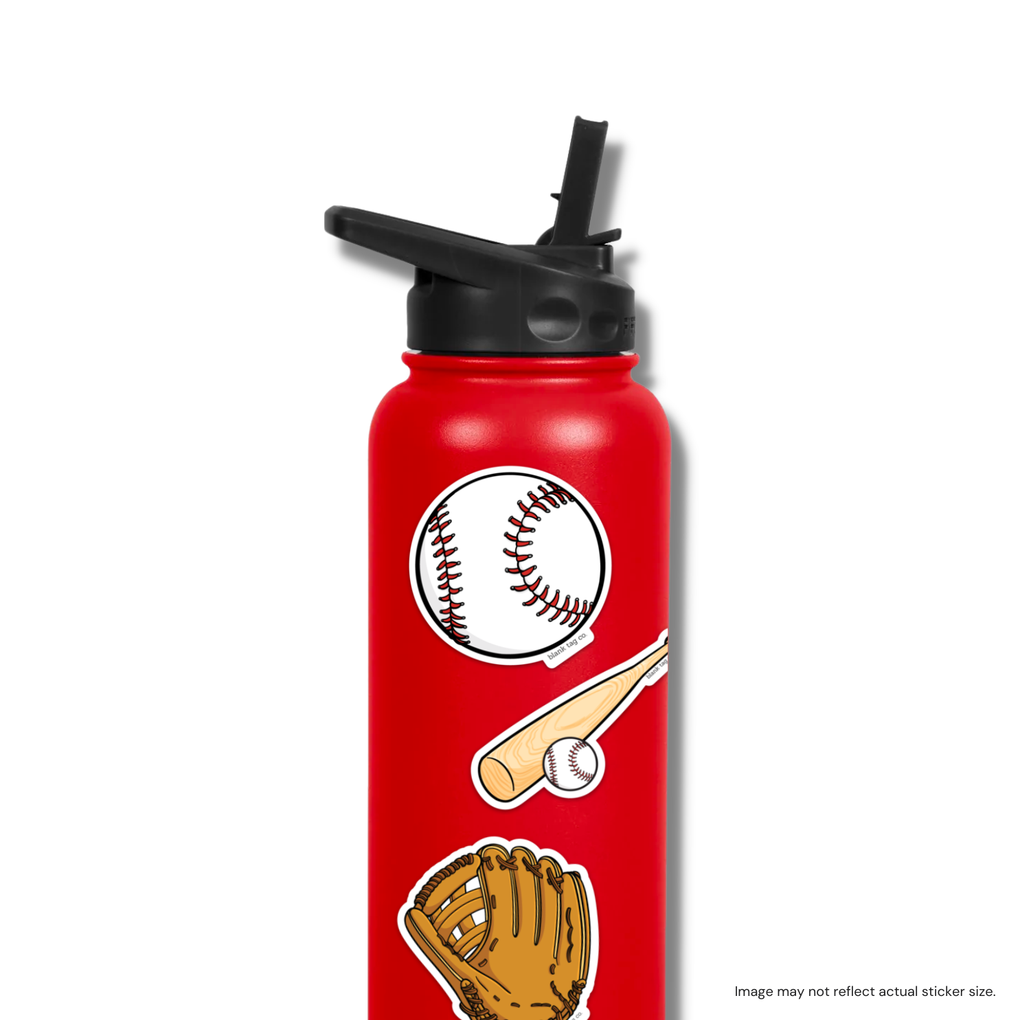 The Baseball Bat and Ball Sticker