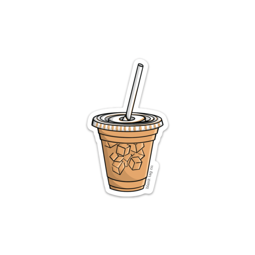 The Iced Coffee Sticker - Product Image