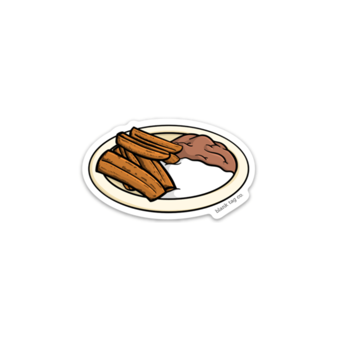 The Platanos Fritos Sticker - Product Image