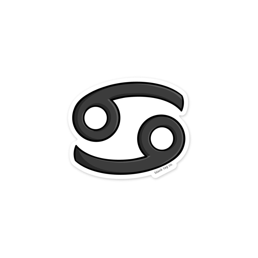 Blank Tag Co.® Waterproof Sticker - Cancer Sign