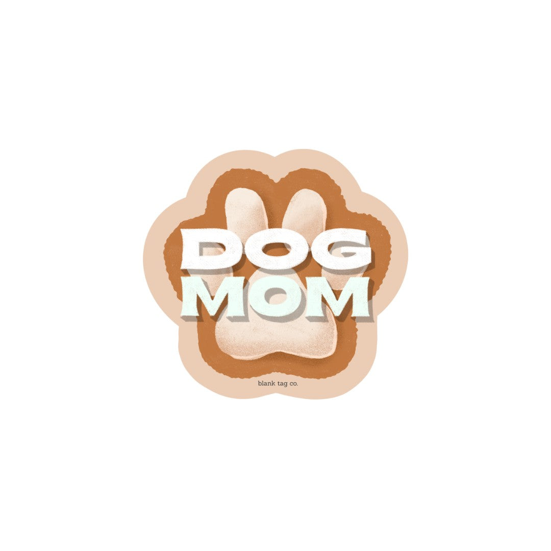 Blank Tag Co.® Waterproof Dog Mom Sticker