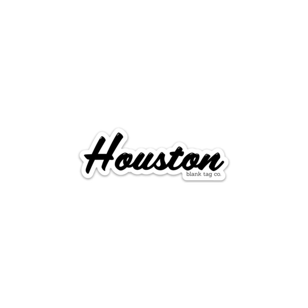 Blank Tag Co.® Waterproof Houston Sticker