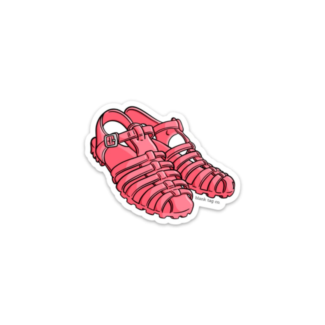 Blank Tag Co.® Waterproof Sticker - Jelly Shoes