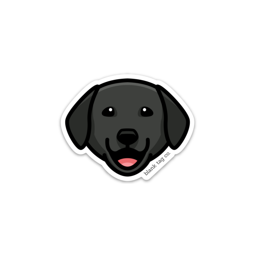 The Labrador Retriever Face Sticker