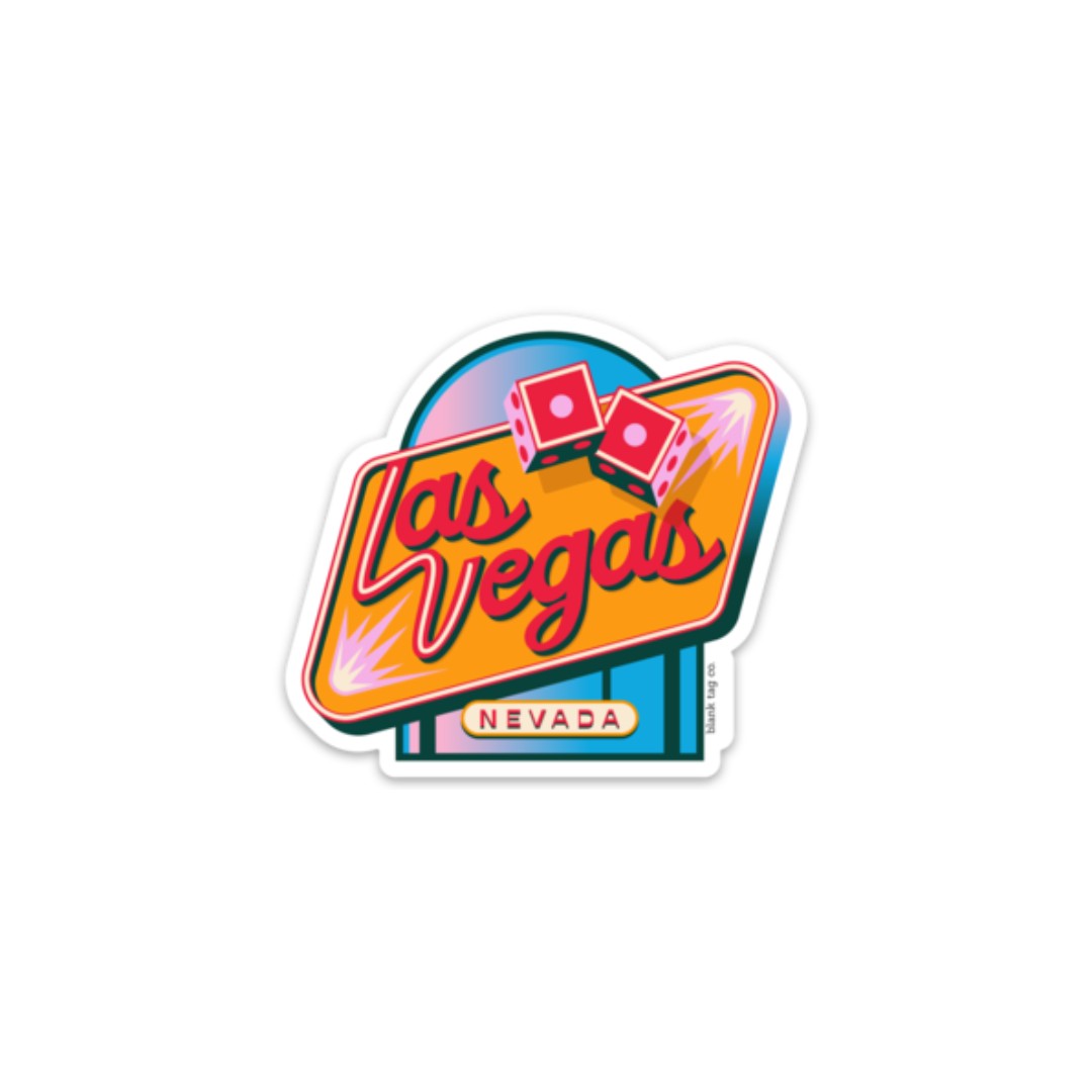 Blank Tag Co.® Las Vegas City Badge Waterproof Sticker