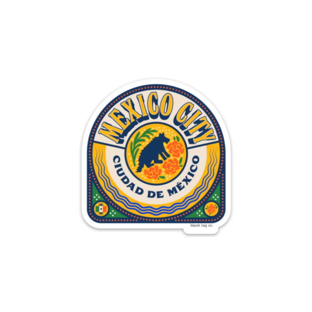 Blank Tag Co.® Waterproof Sticker - Mexico City Badge