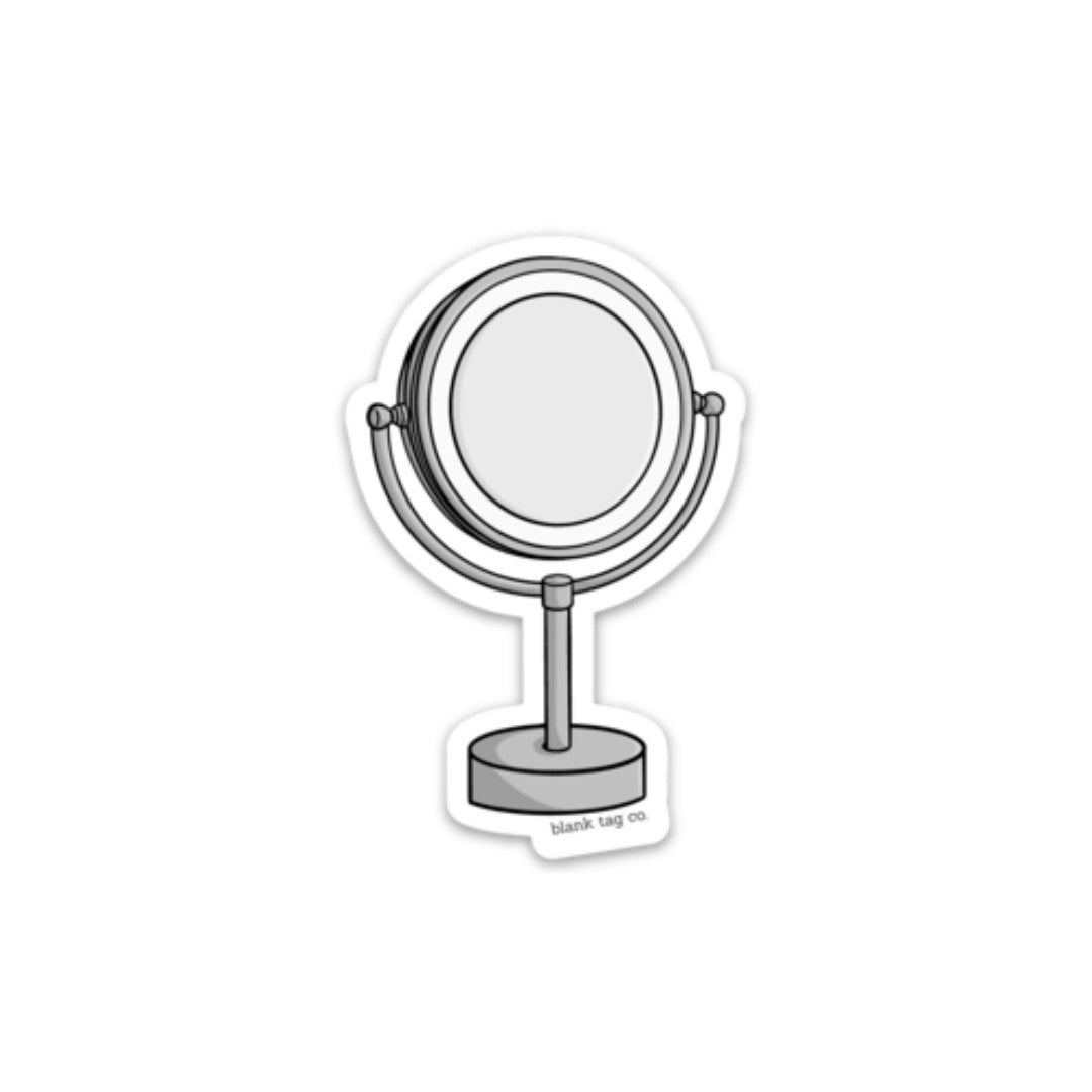 Blank Tag Co.® Vanity Mirror Waterproof Sticker