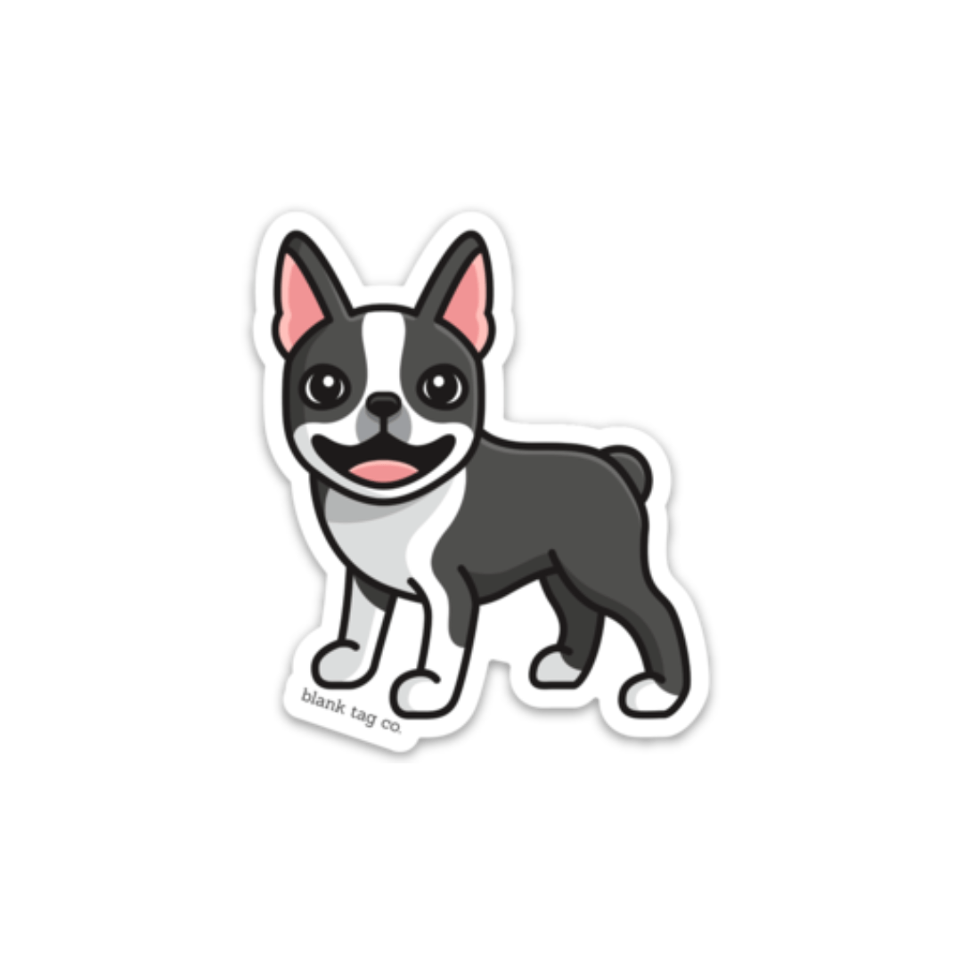 The Boston Terrier Sticker