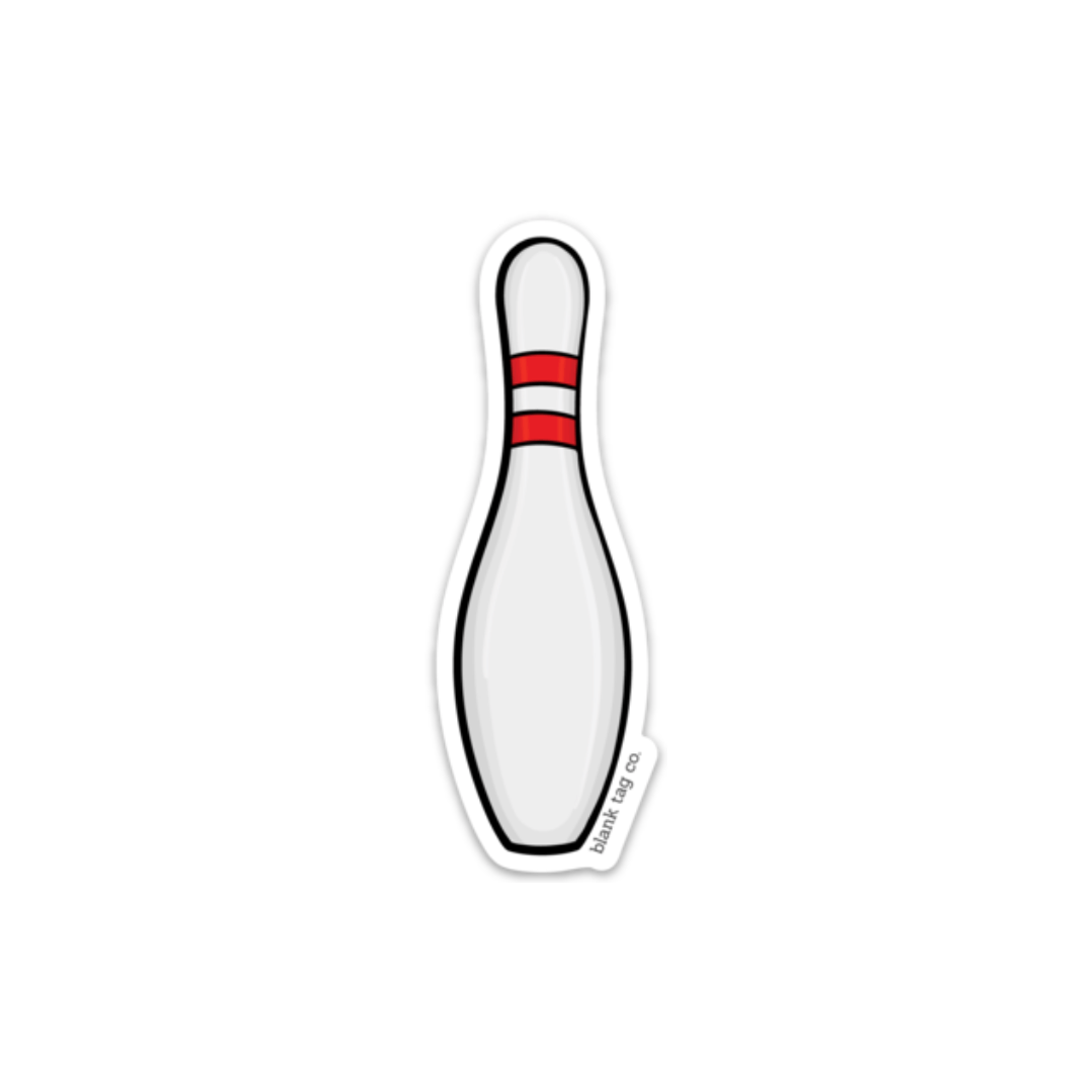 The Bowling Pin Sticker
