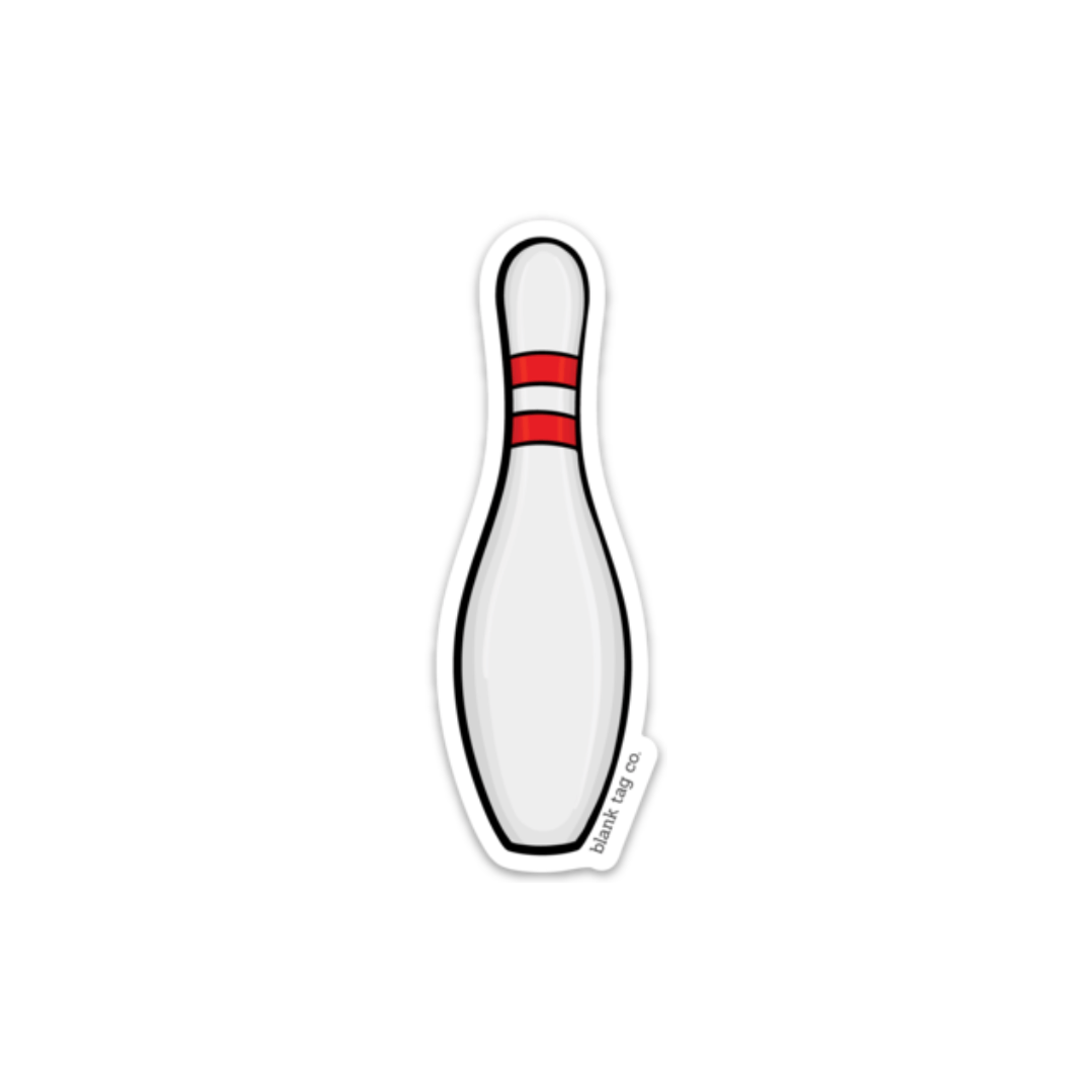 Blank Tag Co.® Waterproof Bowling Pin Sticker