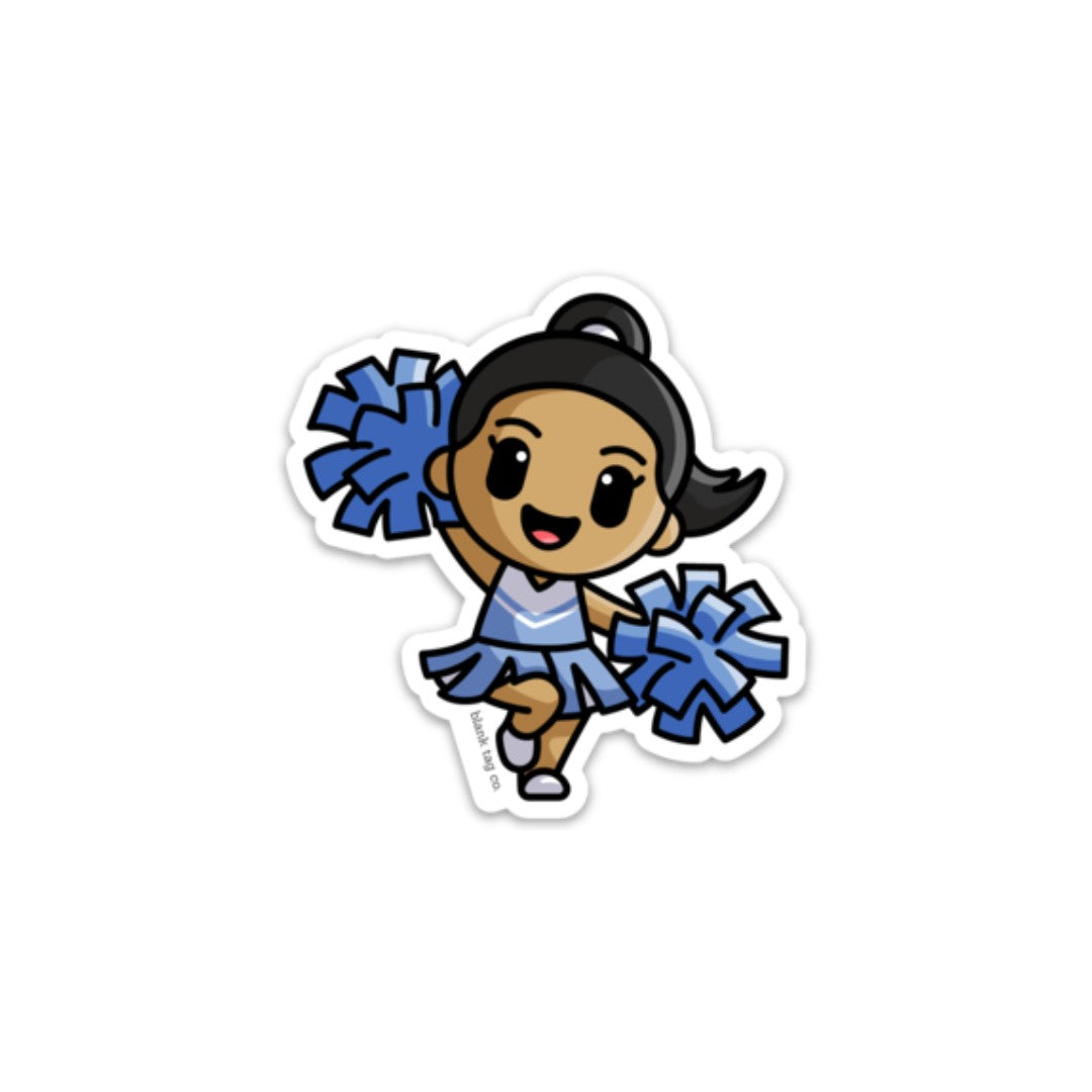 Blank Tag Co.® Cheerleader Waterproof Sticker