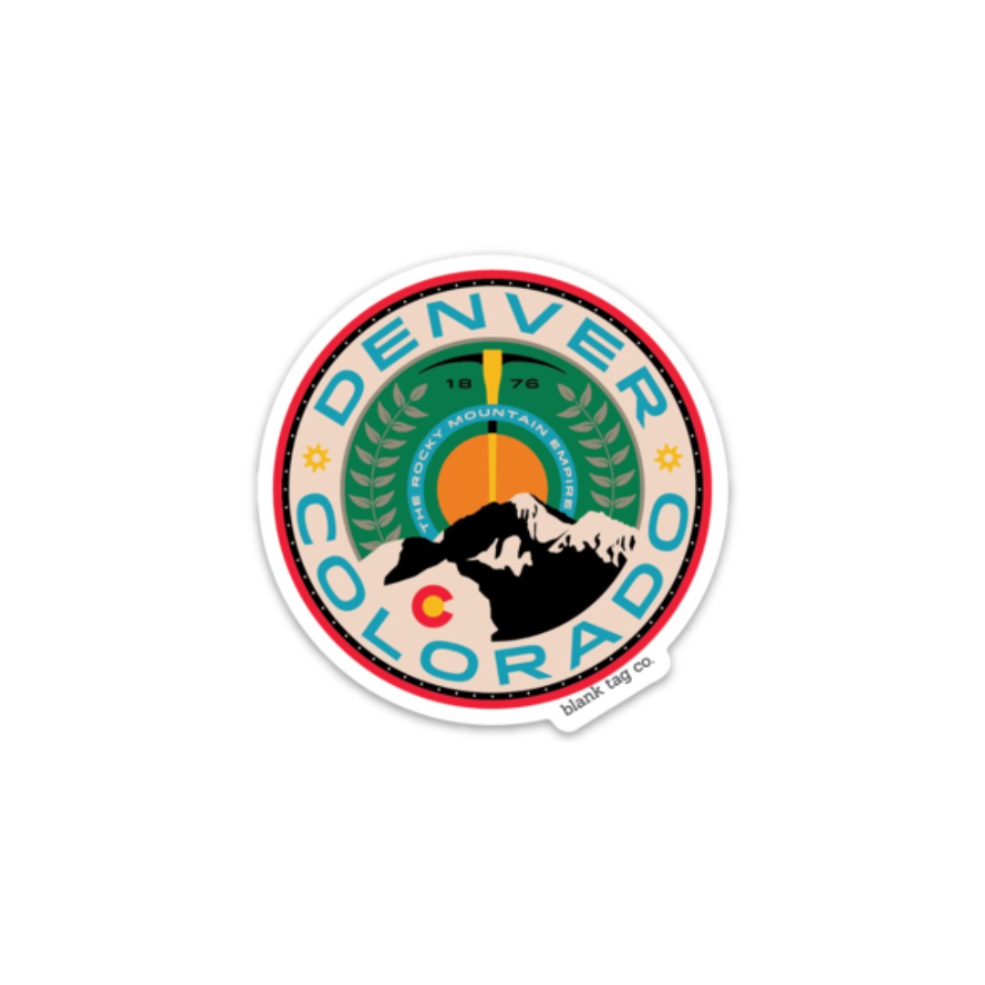 The Denver City Badge Sticker