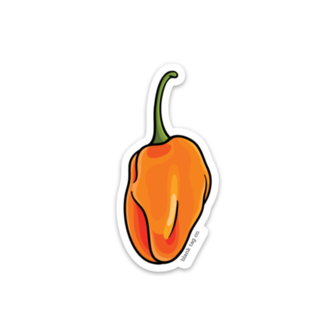 Blank Tag Co.® Habanero Waterproof Sticker