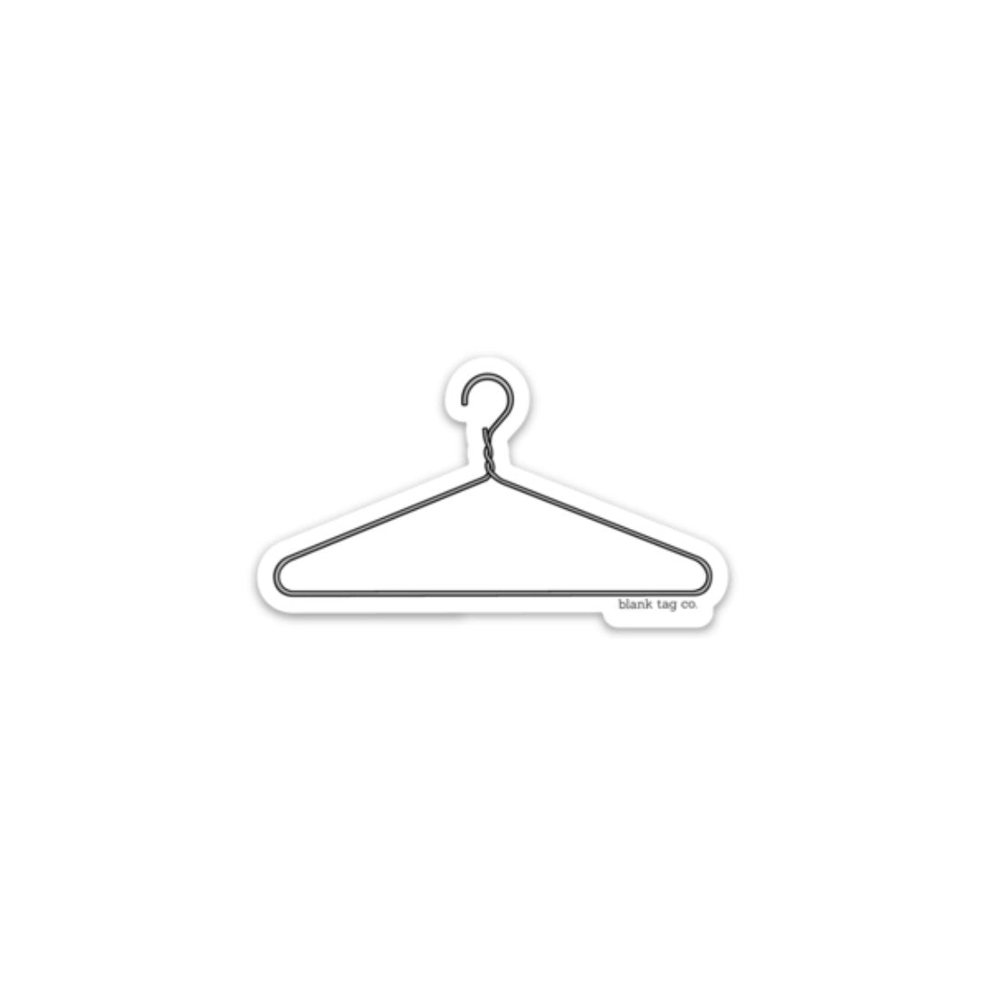 Blank Tag Co.® Hanger Waterproof Sticker