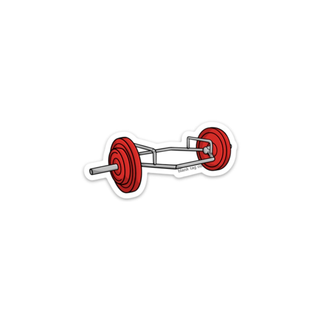Blank Tag Co.® Waterproof Hex Deadlift Bar Sticker