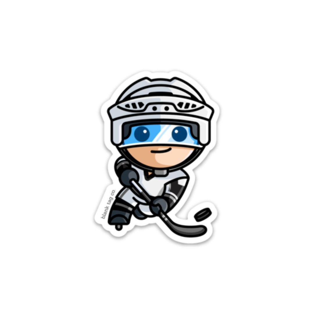 The Iced Hockey Player Sticker