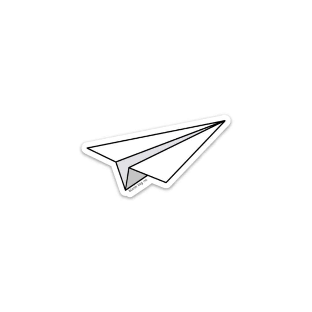 The Paper Plane Sticker