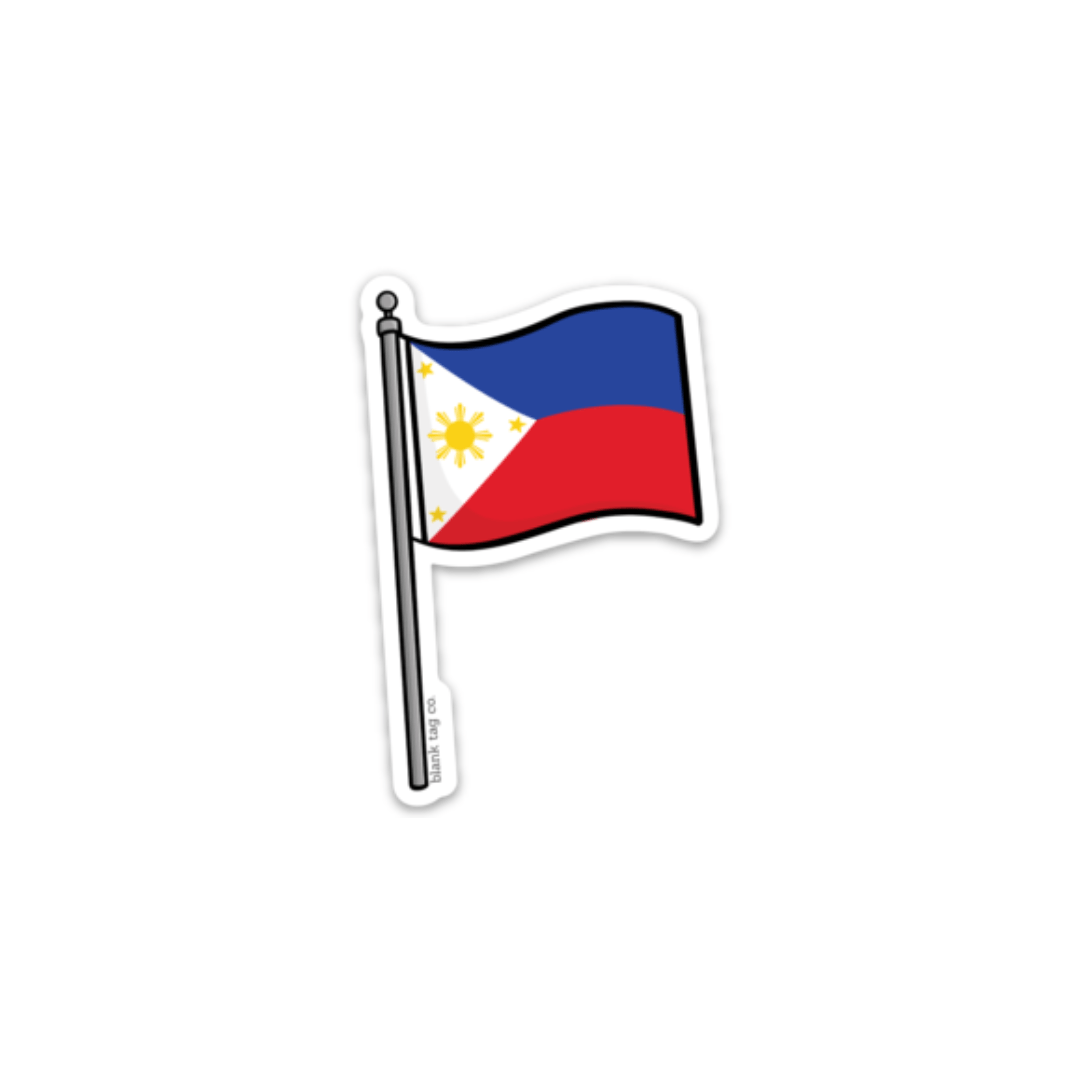 The Philippines Flag Sticker