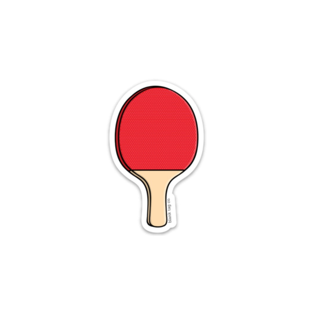 The Ping Pong Paddle Sticker