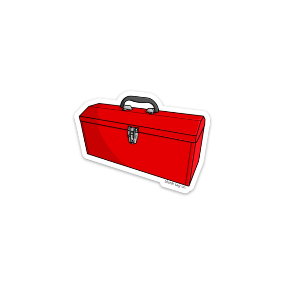 Blank Tag Co.® Waterproof Sticker - Toolbox