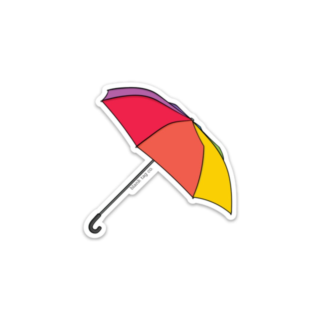 Blank Tag Co.® Umbrella Waterproof Sticker