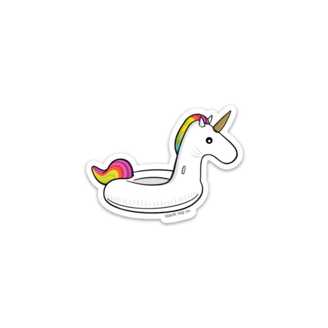 The Unicorn Floaty Sticker