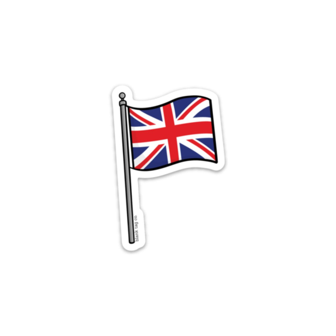 Blank Tag Co.® United Kingdom Flag Waterproof Sticker