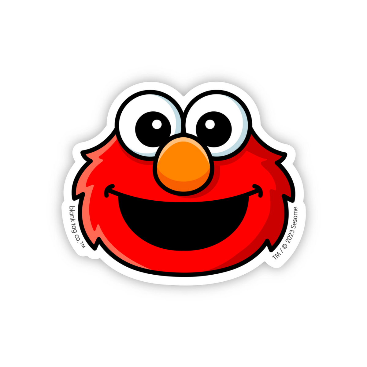 Angry Elmo Sticker The Elmo Face Sticker