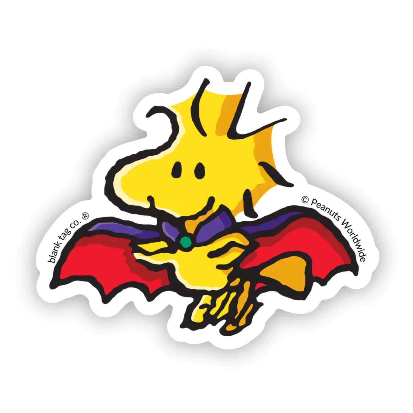 Peanuts® Vampire Woodstock Waterproof Sticker