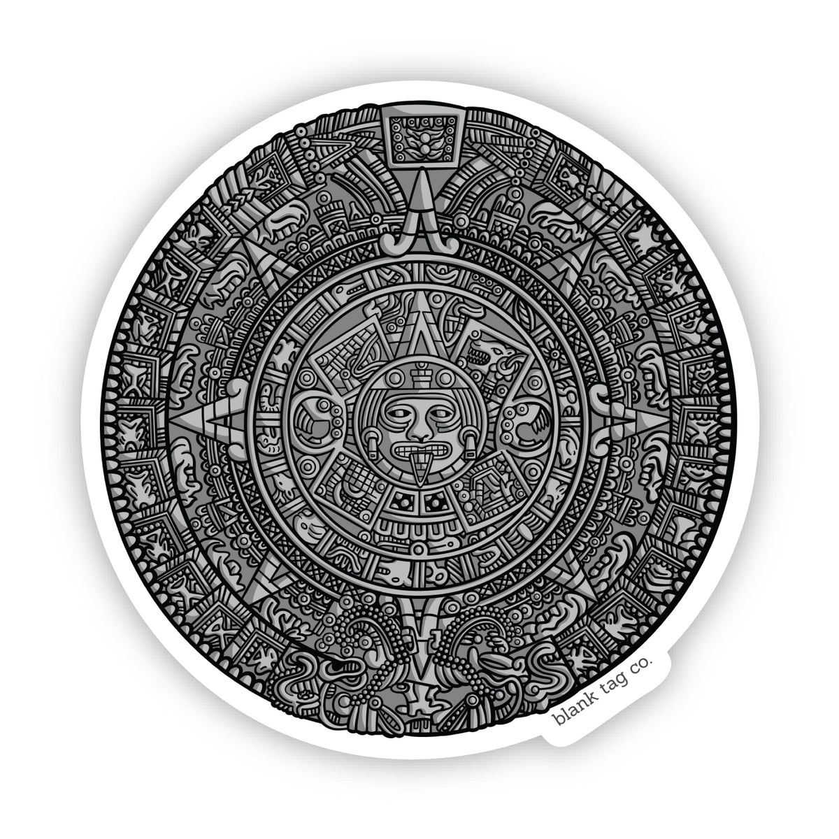 Aztec Sundial Tattoos Aztec Calendar Tattoo Stock Illustrations