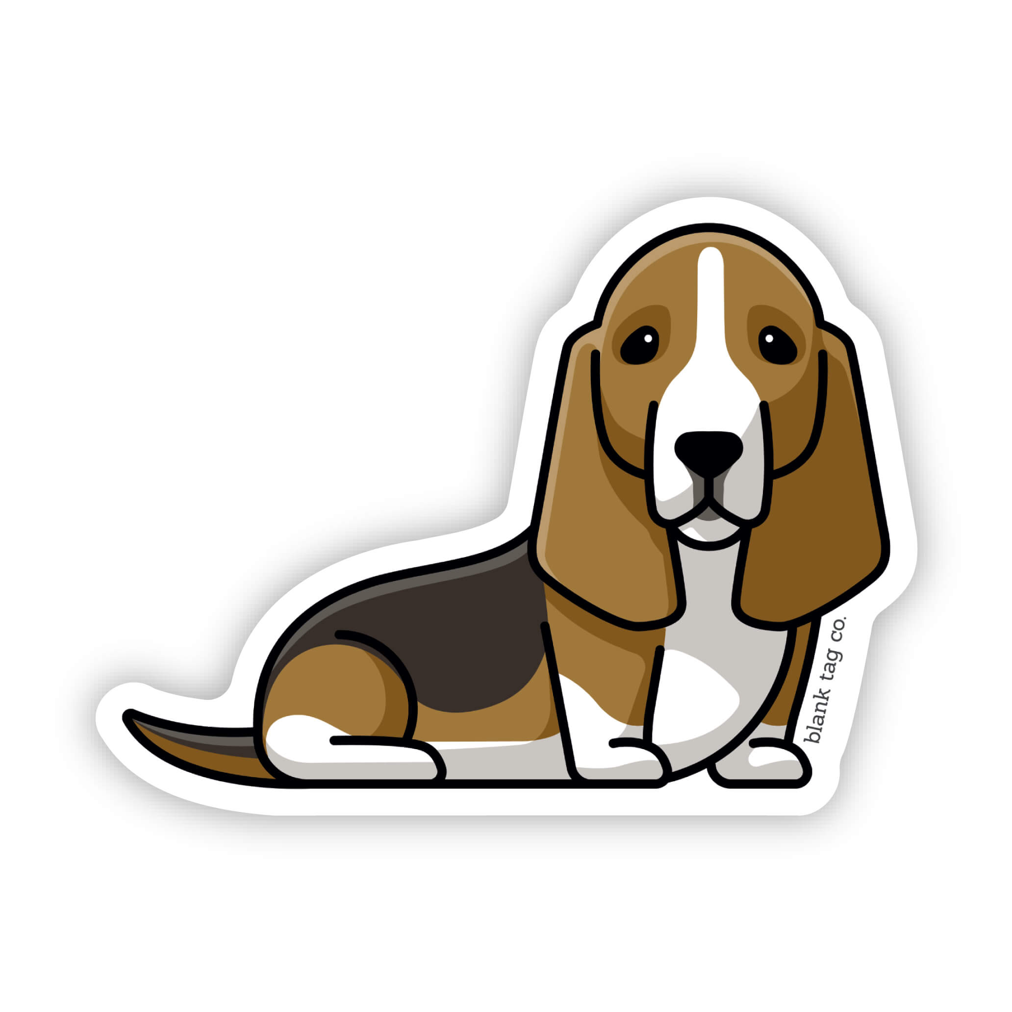 The Basset Hound Sticker