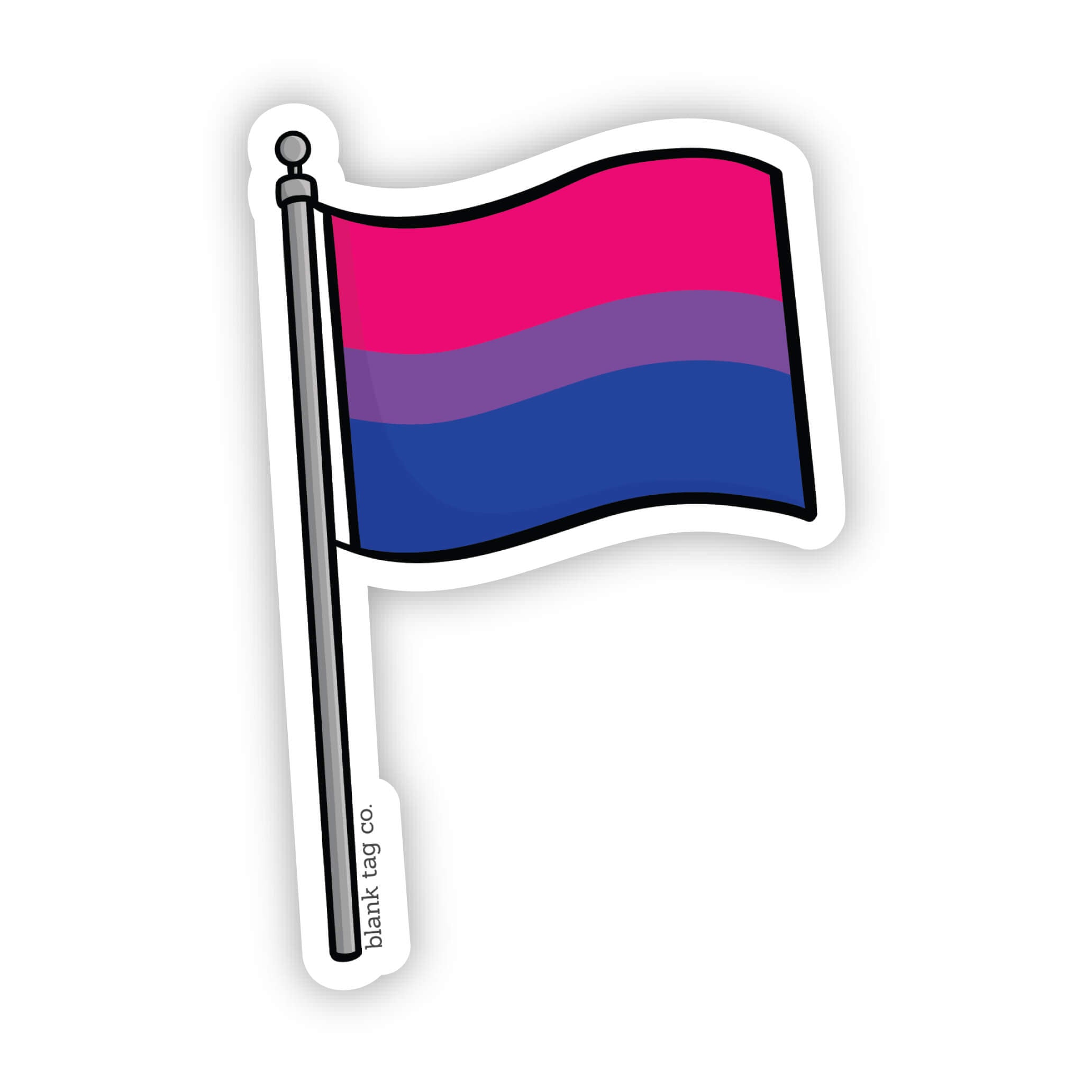 The Bisexual Pride Flag Sticker