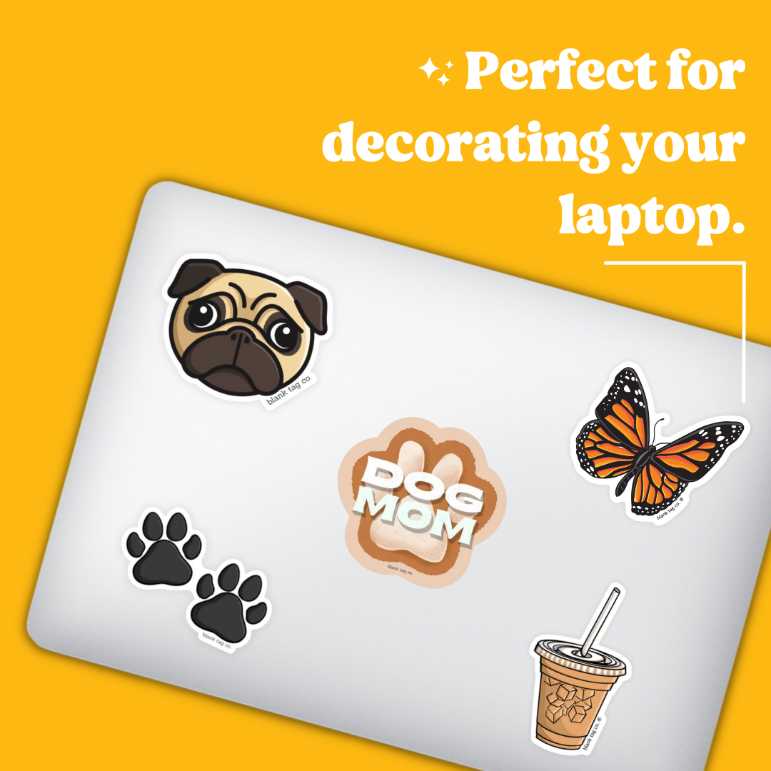 The Pug Face Sticker