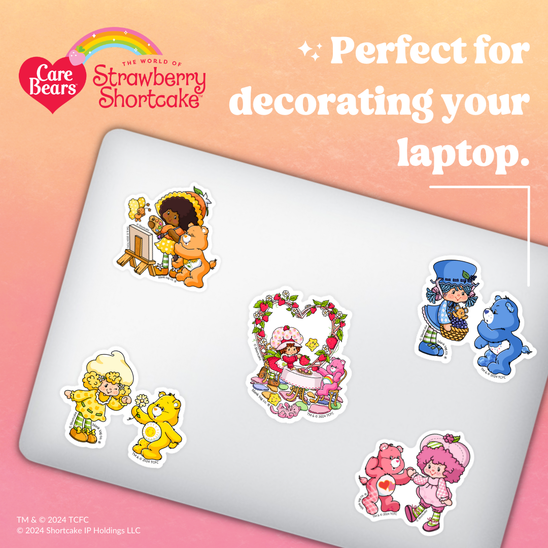 The Orange Blossom and Friend Bear Painting Sticker