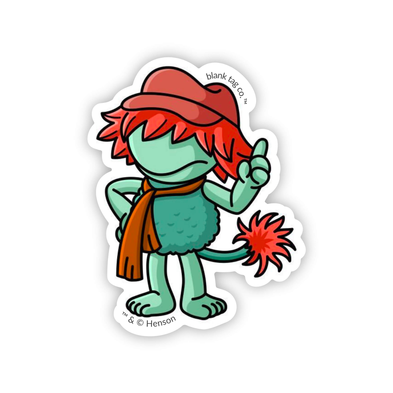 The Boober Fraggle Sticker